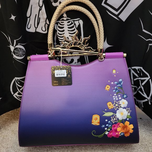 BNWT Tangled Floating Lights Loungefly RARE Crossbody Bag - Picture 5 of 8